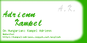 adrienn kampel business card